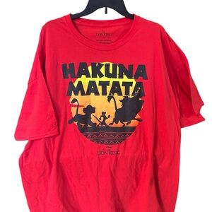 Disney The Lion King Red T-Shirt